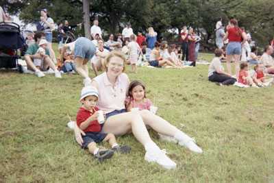 Sarah, Micaela and Matthew Jimenez