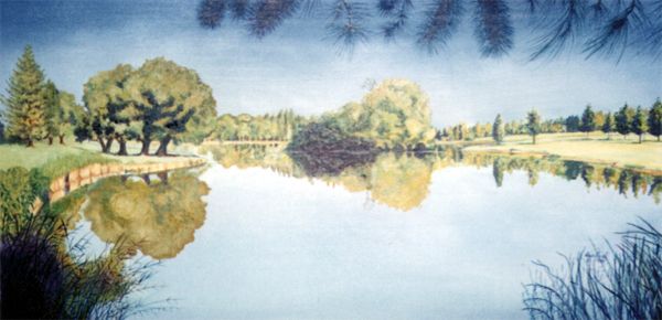 Morning at Grassmere Lake